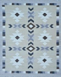 Simple Linen Fangmeier Kilim Rug