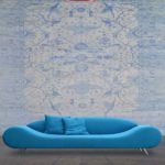 Modern Abdalhai Wool Silk Rug