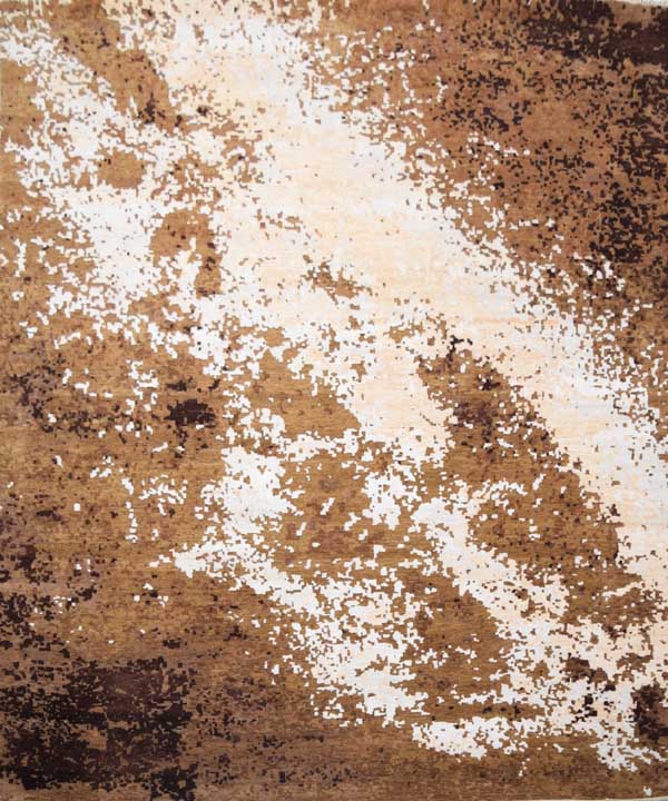 Modern Abel Wool Silk Rug