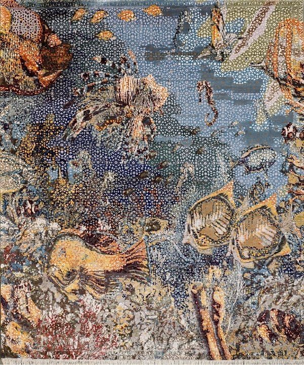 Modern Adrianlee Wool Silk Rug