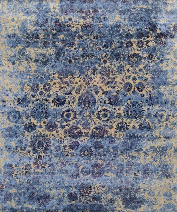 Modern Airul Wool Silk Rug