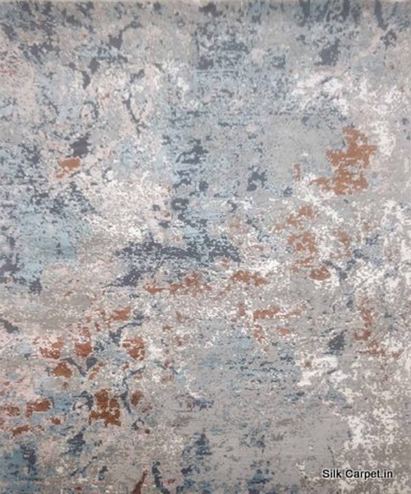 Modern Alessio Wool Silk Rug