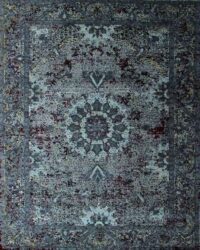 Modern Auckland Wool Silk Rug