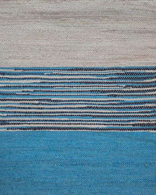 Simple Flatweave Blanc Rug