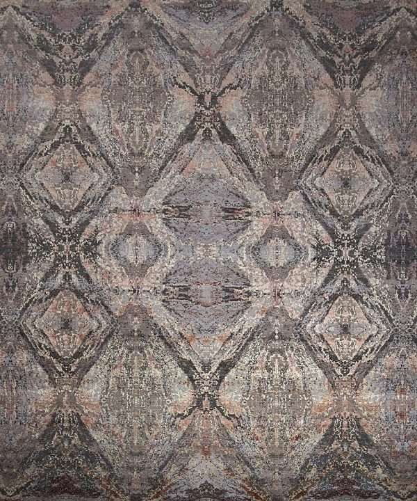 Modern Bradan Wool Silk Rug