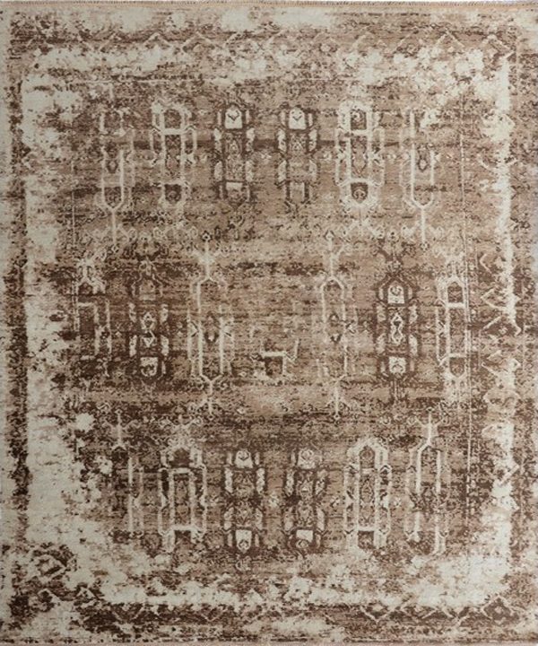 Modern Coden Wool Silk Rug