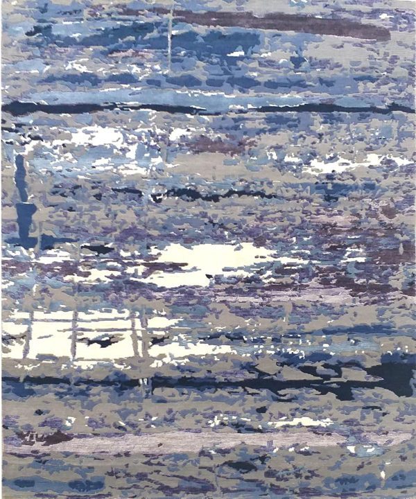 Modern Colin Wool Silk Rug