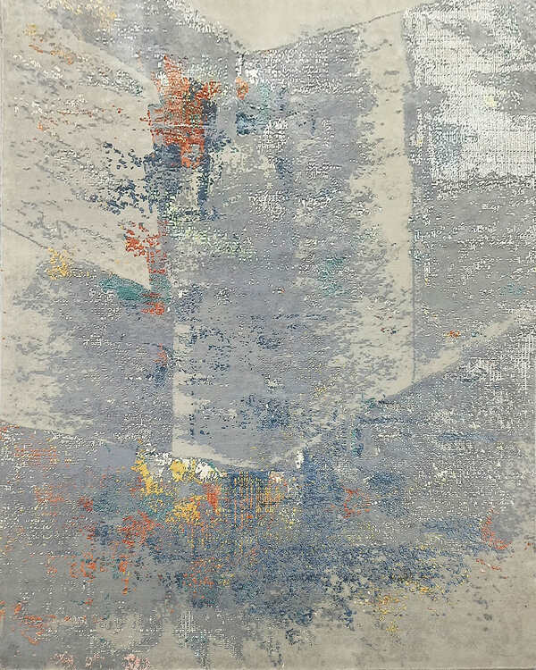 Modern Costa Wool Silk Rug