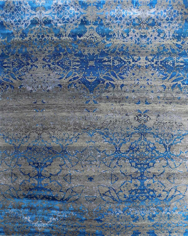 Modern Derek Wool Silk Rug