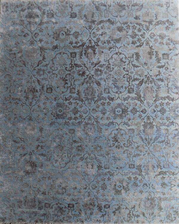 Modern Dieckmann Wool Silk Rug
