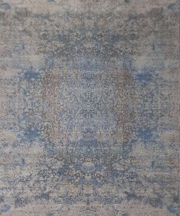 Modern Flinn Wool Silk Rug