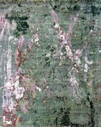 Modern Fdy Wool Silk Rug