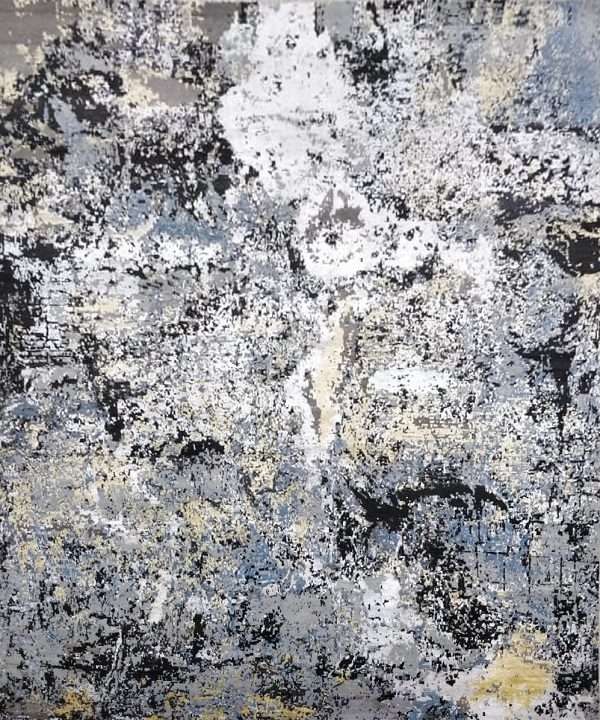 Modern Gab Wool Silk Rug