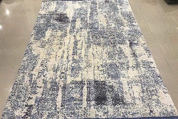 Modern Gryllus Wool Silk Rug