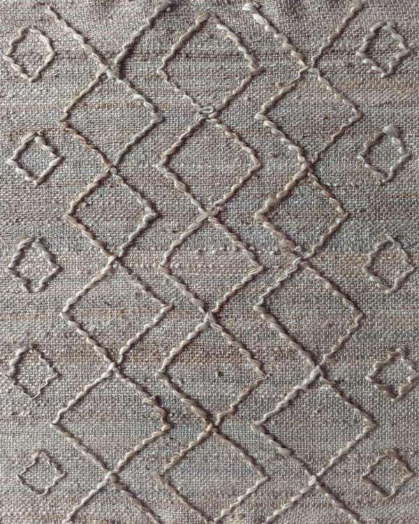 Simple Jute Mat Benedict Rug
