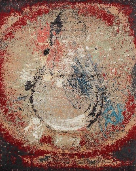 Modern Kazan Wool Silk Rug