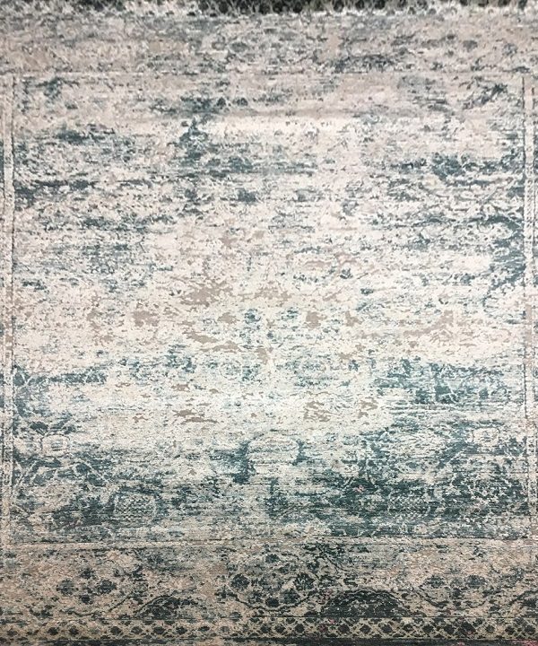 Modern Keegan Wool Silk Rug