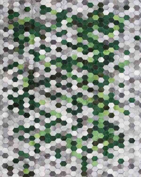 Simple Leather Floyd Rug