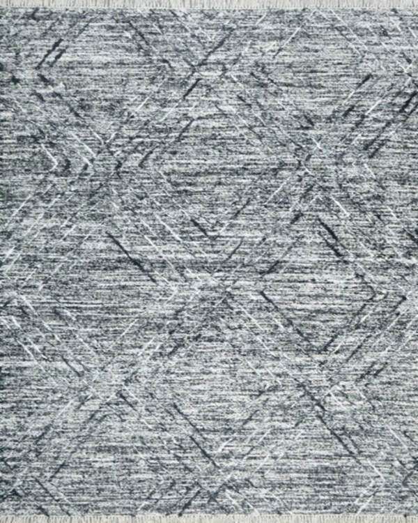Simple Linen Fann Kilim Rug