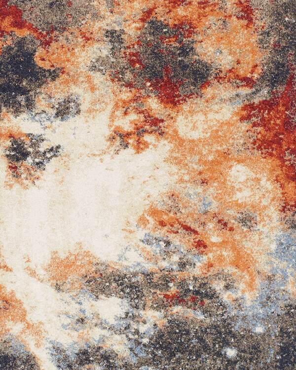 Modern Dyan Wool Silk Rug