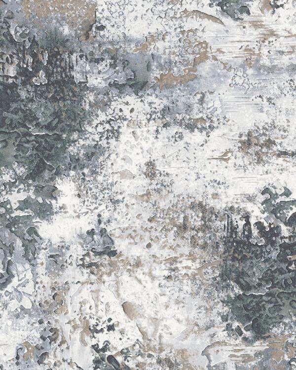 Modern Dyson Wool Silk Rug