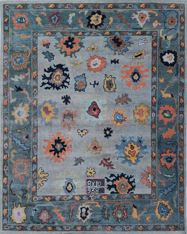 Traditional Oushak Elkayem Rug