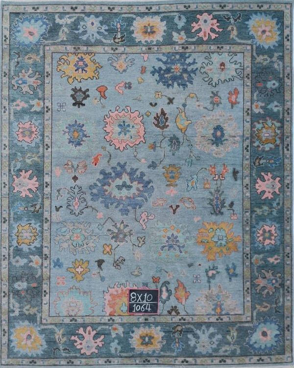 Traditional Oushak Elpidia Rug