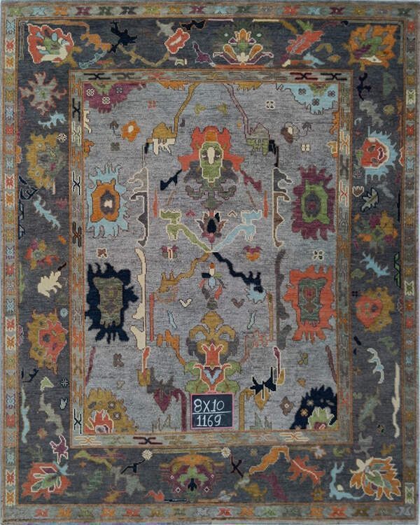 Traditional Oushak Epatha Rug