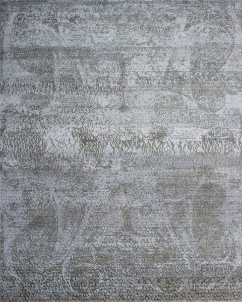 Modern Rosario Wool Silk Rug