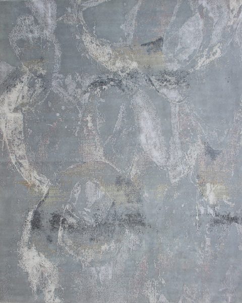Modern Rotterdam Wool Silk Rug