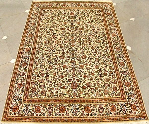 Traditional Malaykai Alover Hereke Kashan Oriental Rug