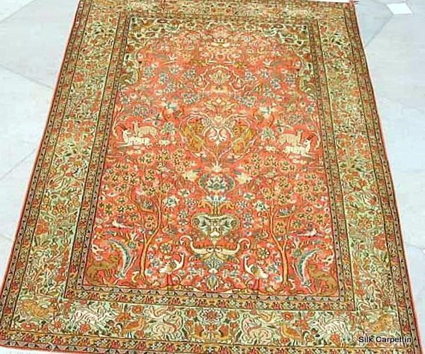 Traditional Manis Alover Hereke Kashan Oriental Rug