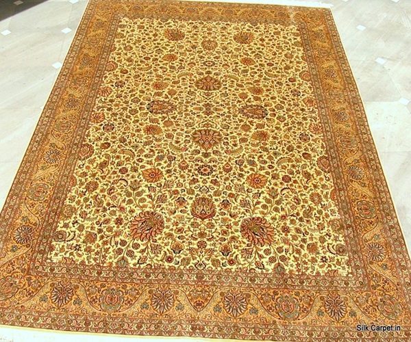 Traditional Marc-Aurele Alover Hereke Kashan Oriental Rug