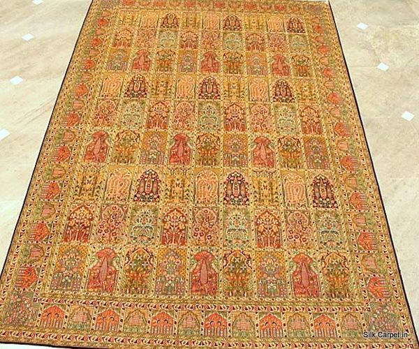 Traditional Mccaullie Bakhtiyar Gumbad Qom Oriental Rug