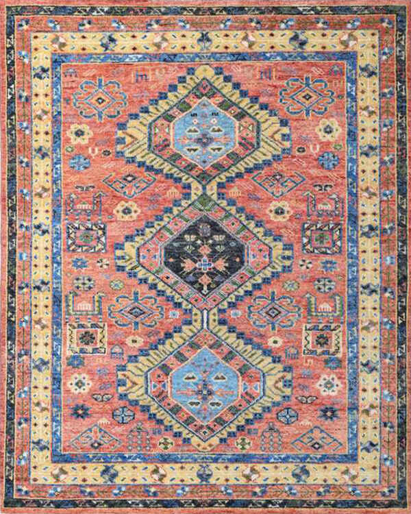 Traditional Serapi Burns Rug