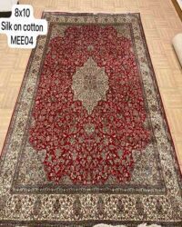 Prestigious old paloma oriental rug in size 8x10 feet in red cream colour